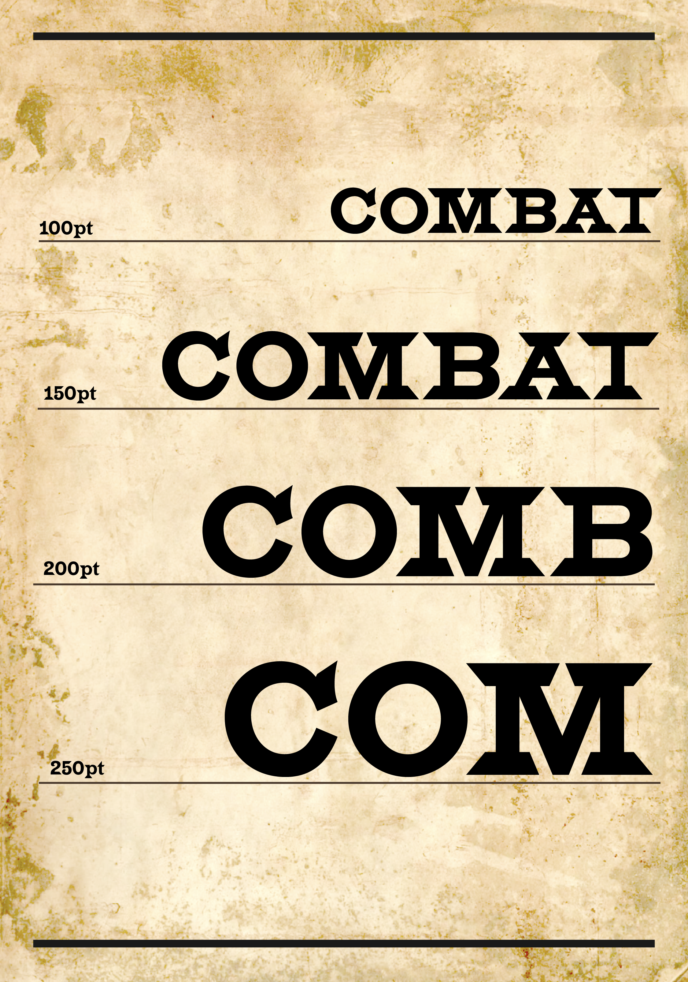 spécimen 2 de Combat